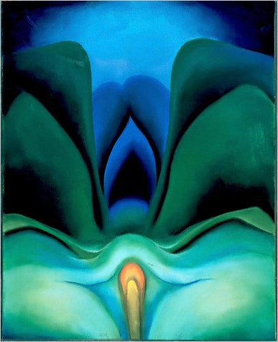 Georgia O’Keeffe, Blue Flower, 1918